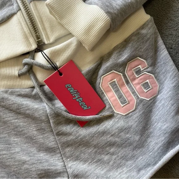 🚫SOLD🚫EDIKTED LOW RISE SWEATSHORTS AND HOODIE💕 - Picture 9 of 9